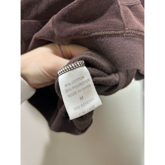 Y2K House Of Freedom Velour Track Suit SET Flare Bling Heart Brown Size M - Picture 11 of 12